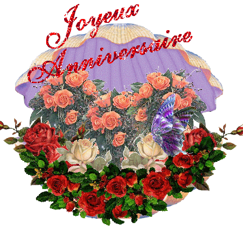 Images Of Fleurs Gif Anime Joyeux Anniversaire Gratuit