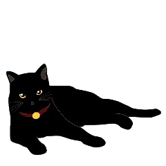 子供向けぬりえ 最新黒 猫 ライン スタンプ 無料