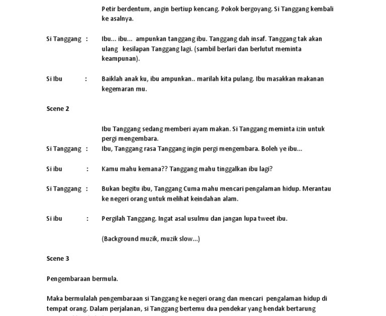 Contoh Dialog Teater - Mi Putri