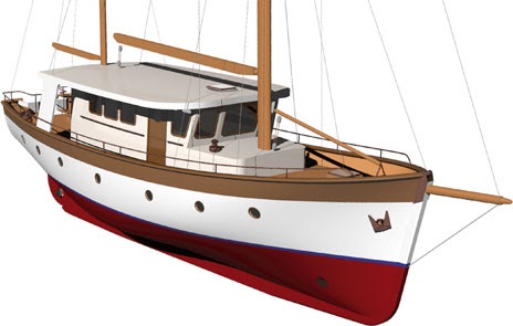 Wooden boat keel design Biili Boat plan