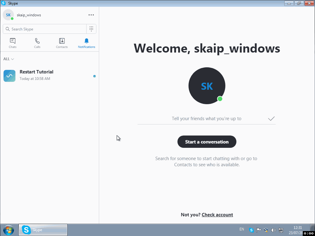 To reduce the time demand on the interviewee, try to limit your interview to 30 minutes. How To Minimize The New Skype In The System Tray