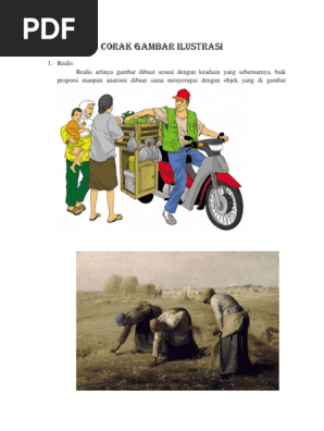 Contoh Gmambar Iluatrasi Corak Realis : Contoh gmambar ...