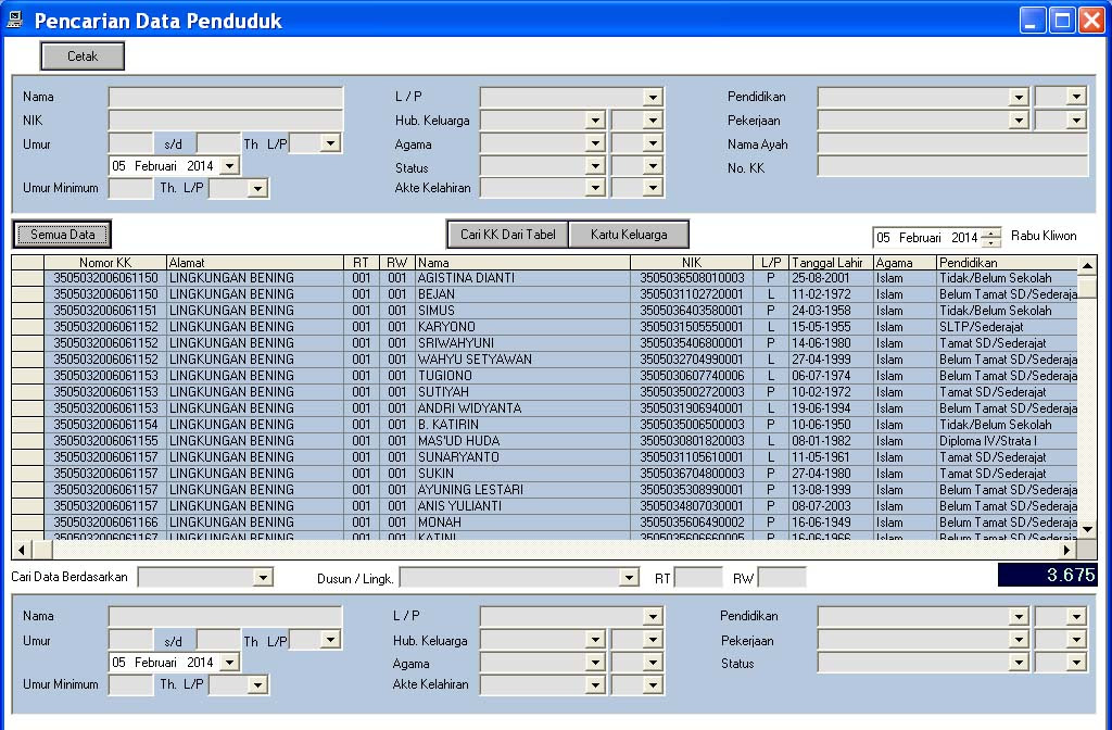 Contoh Format Isian Biodata - Contoh Bee