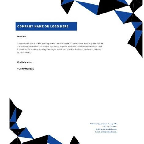 I have always had a lot of respect for the work the company does, and i am looking 1. What To Include In Your Company Letterhead The Wide Format Company