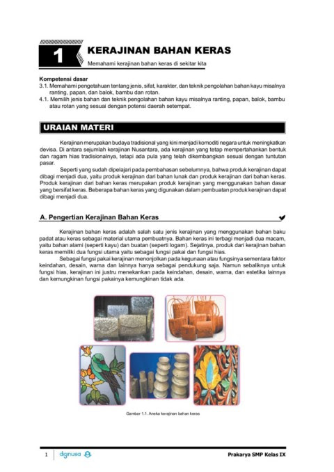 Peserta didik lebih aktif dalam mempelajari materi d. Prakarya Kelas 9 Modul 1 8 Flip Ebook Pages 1 50 Anyflip Anyflip
