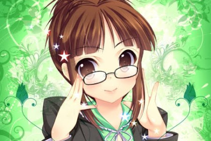 Kawaii Cute Anime Girl Brown Hair