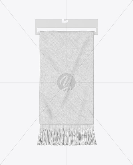 Download Download Hanging Fan Scarf Mockup - Top View PSD