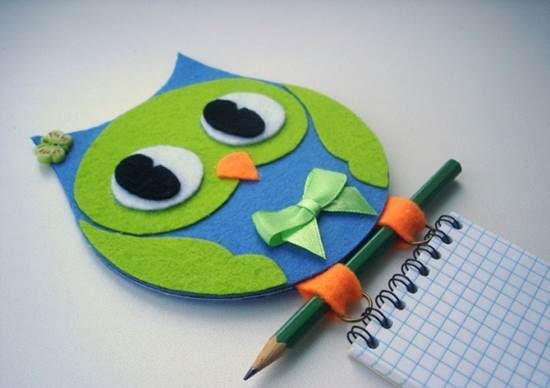 Creative Ideas - DIY Adorable Felted Owl from Old CD 11