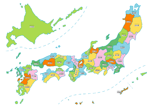 美しい花の画像 最高日本地図 イラスト おしゃれ