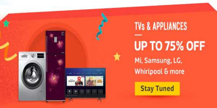 TVs & Appliances up to 75% Off