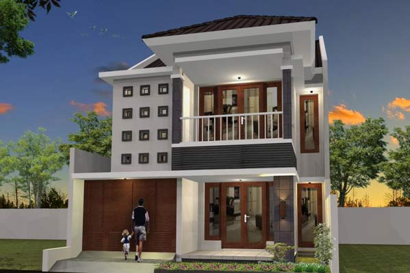 Gambar Desain Rumah 2 Lantai 5 Kamar - Rumah En