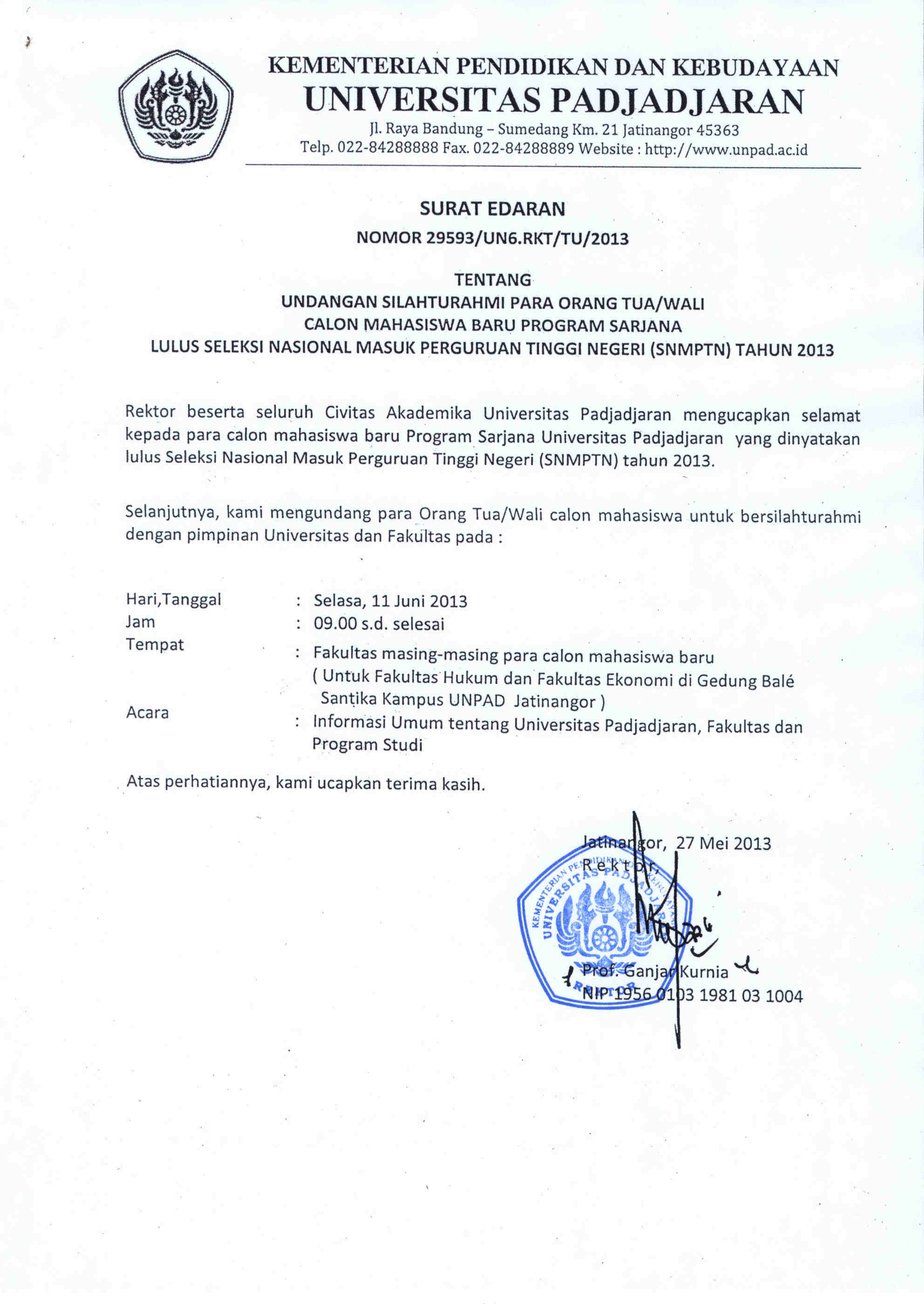 Contoh Surat Resmi Tentang Perpisahan Sekolah - Contoh 4444