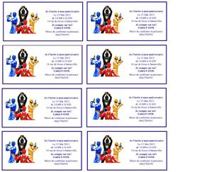 Carte D Invitation Anniversaire Gratuite A Imprimer Power Rangers Fiolazoezoey Blog