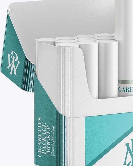 Download Download Cigarette Box Mockup Free PSD - Paper Cigarette Pack Mockup In Packaging Mockups On ...