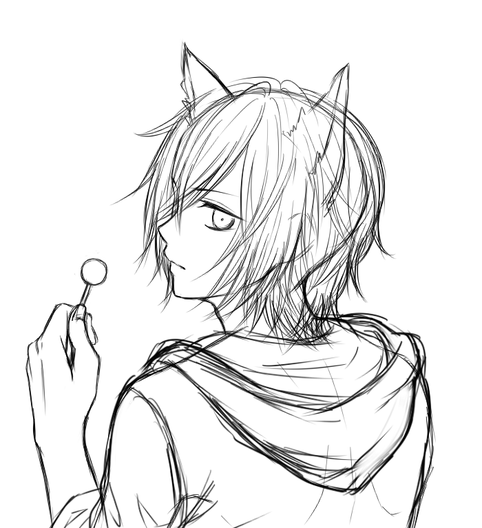 注目すべきイラスト おしゃれな 振り返る イラスト 男