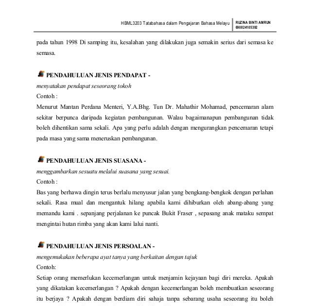 Contoh Soalan Karangan Jenis Pendapat - Soalan bw