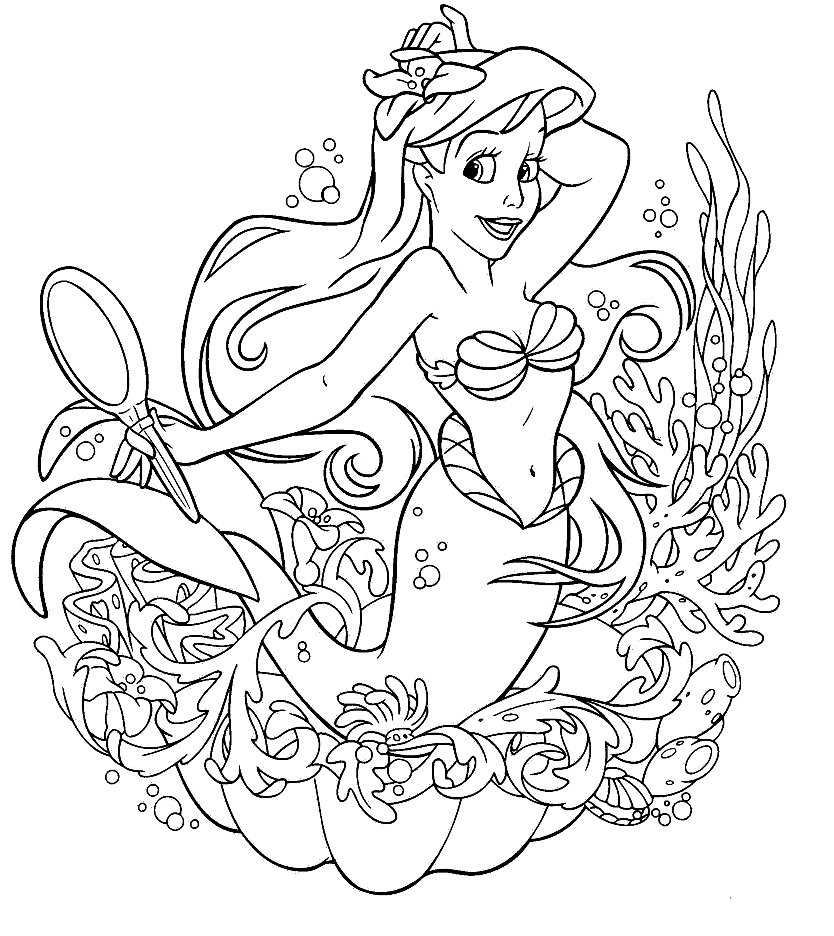 Download Printable Princess Coloring Sheets For Kids Drawing With Crayons