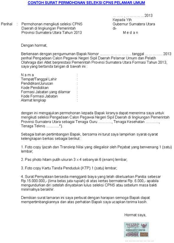 Contoh Surat Lamaran Kerja Telkom - Mikonazol