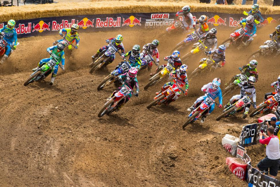 The 450 Class field will be without a past champion for just the seventh time in history.Photo: MX Sports Pro Racing