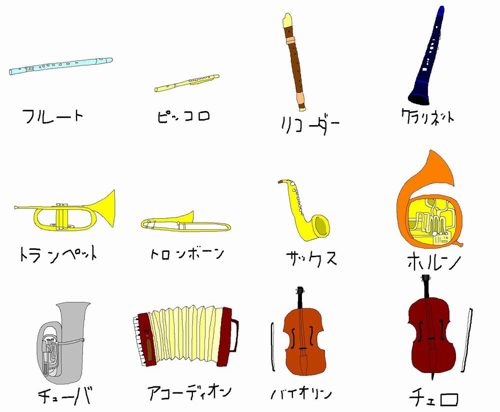 年の最高 楽器 イラスト 書き方 かわいい かっこいい無料イラスト素材集