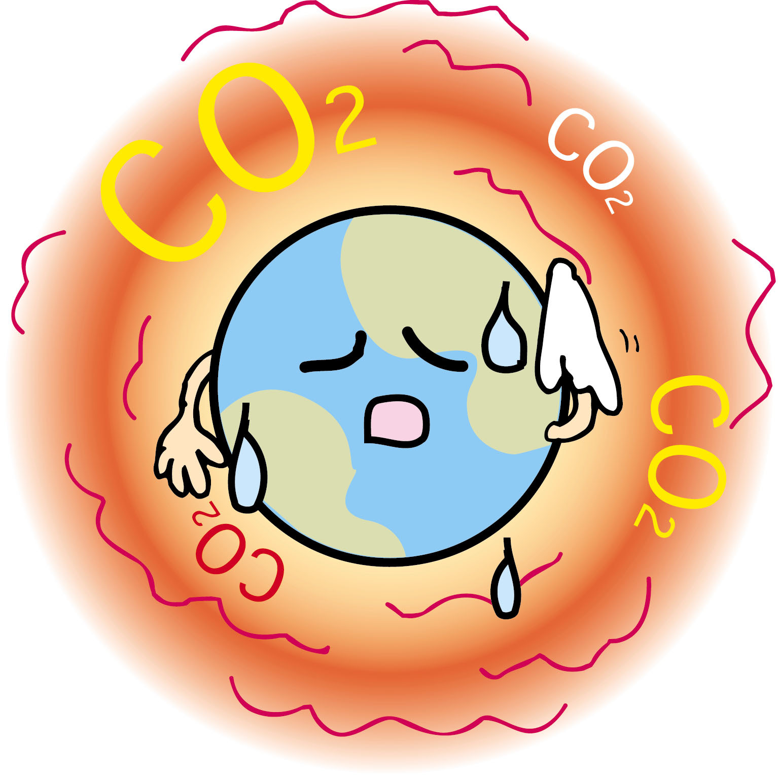 25 イラスト かわいい イラスト 地球 温暖 化 原因