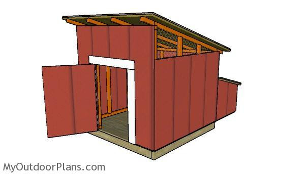 The females will nest in there but that's it. Duck Coop Plans Myoutdoorplans Free Woodworking Plans And Projects Diy Shed Wooden Playhouse Pergola Bbq