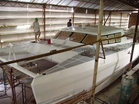 Kayak buid diy: Most Used Fiberglass catamaran boat building