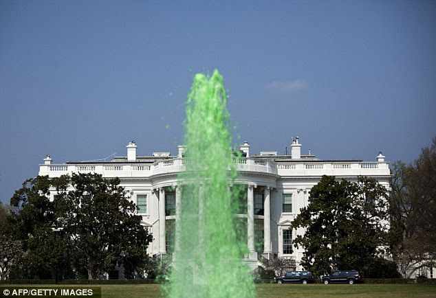 Welcoming reception: Following the Irish Prime Minister's meeting Tuesday, the president and first lady Michelle Obama will host an evening reception at the White House