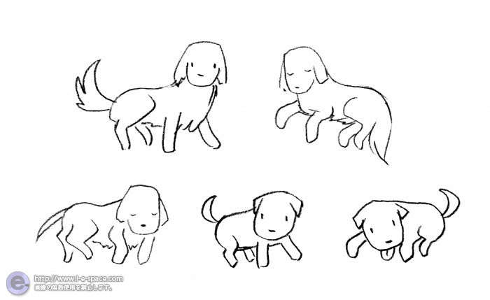 コレクション 犬 線画 2284 犬 線画 Kabegamiwoluaku