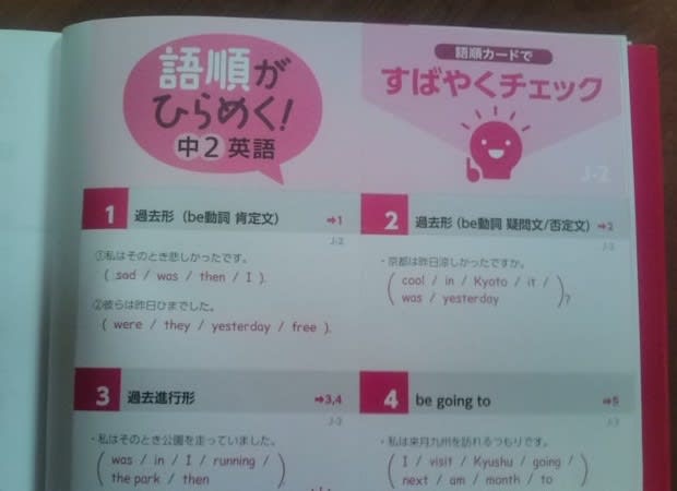 英語 語順 カード
