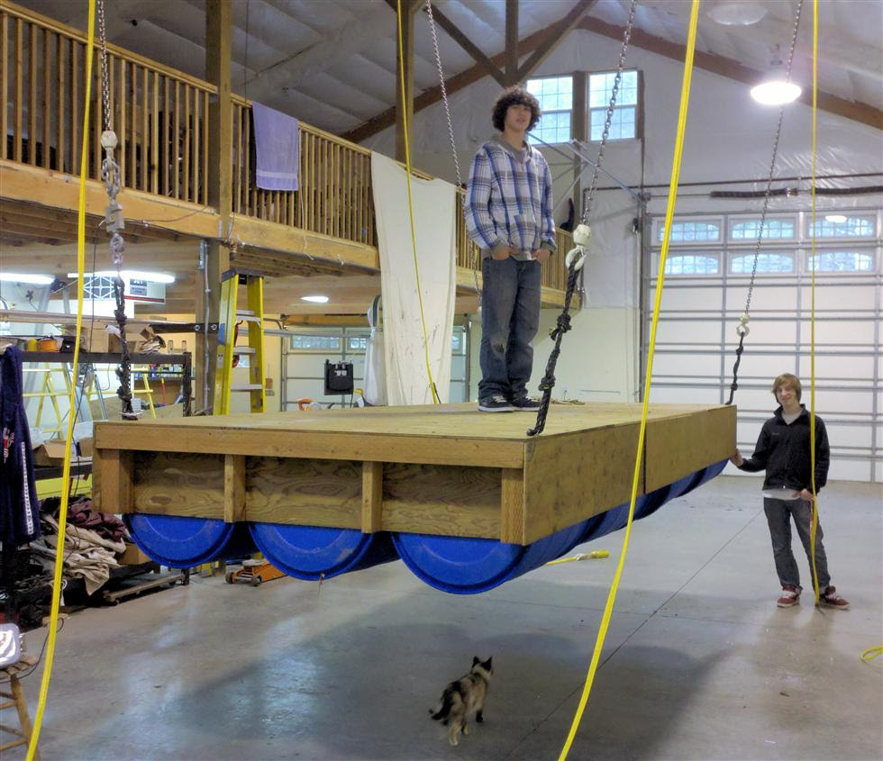 catamaran: how to build a portable boat dock