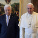 Pope Francis' greeting for President Mahmoud Abbas of the Palestinian Authority at the Vatican on Saturday is in question.