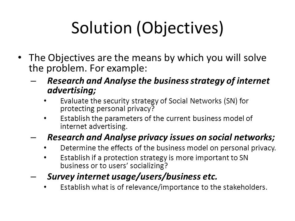 proposal and dissertation help objectives