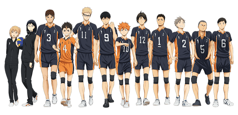 最高ハイキュー キャラクター 名前 アニメ画像