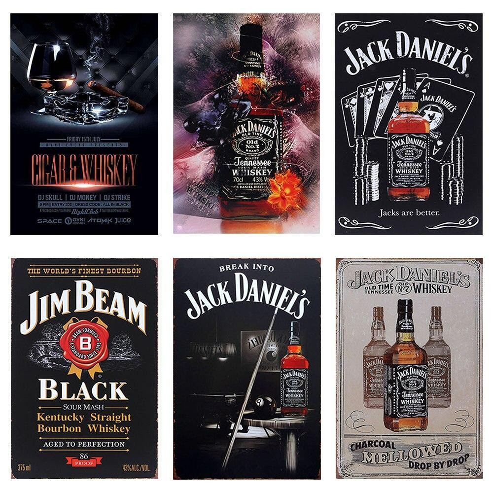 We match up some great cigars with the perfect bourbon pairing. Home Decor Plaques Signs Home Decor Vintage Whiskey Bar Metal Sign Free Shipping Bar Bourbon Decor