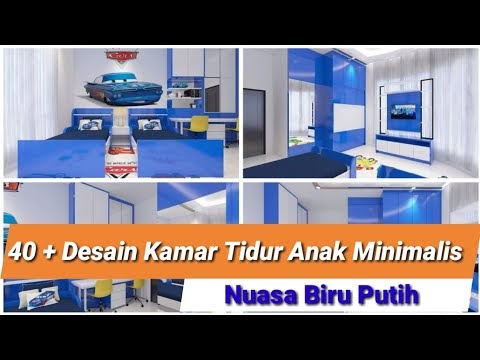 Newest 40 Desain  Kamar  Tidur Anak Minimalis Bernuasa Biru 