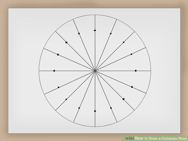 How To Draw A Compass Rose Wikihow - SOHOWT