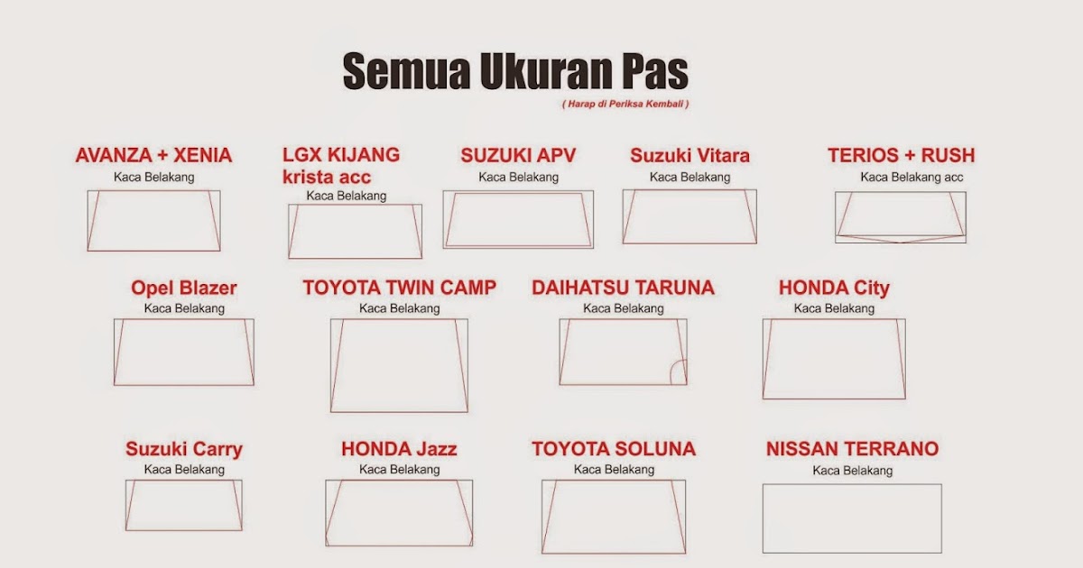 54+ Ukuran Stiker Kaca Mobil Avanza