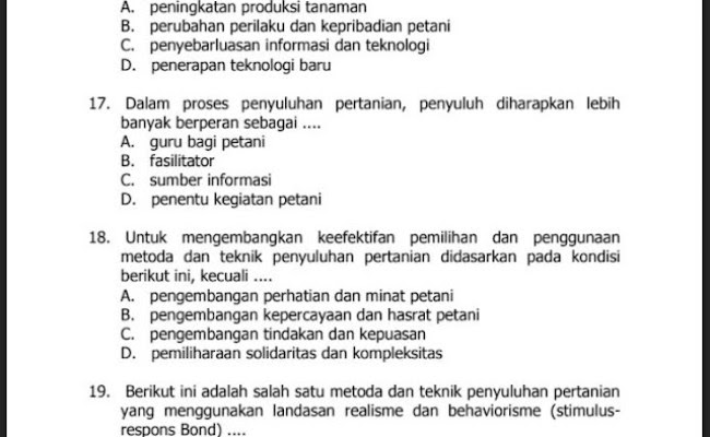 Soal Ujian P3K Guru Sd