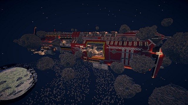 Minecraft Spaceship Map Minecraft Castle Map Wallpapers