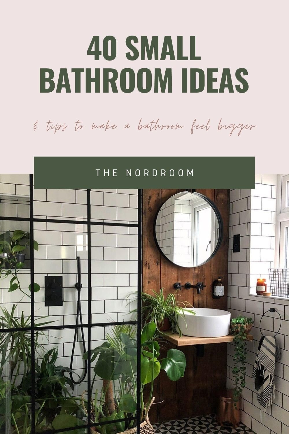 Click the image for larger image size and. Small Bathroom Design Ideas How To Make A Bathroom Look Bigger The Nordroom