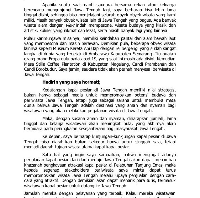 Contoh Teks Pidato Bahasa Jawa Tentang Idul Fitri Contoh