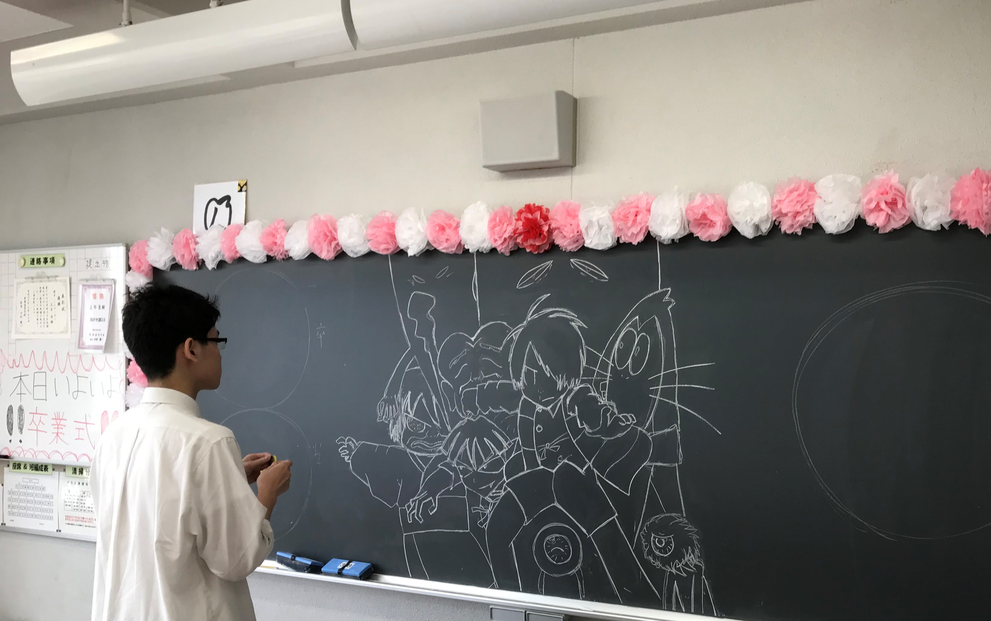 心に強く訴える卒業 式 黒板 イラスト かわいいディズニー画像