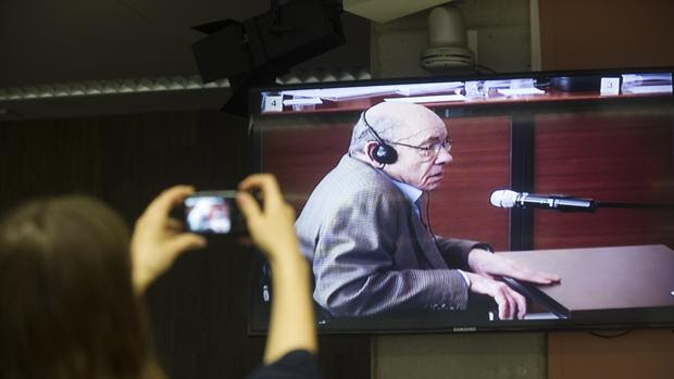 Fèlix Millet, durante su declaración en el juzgado