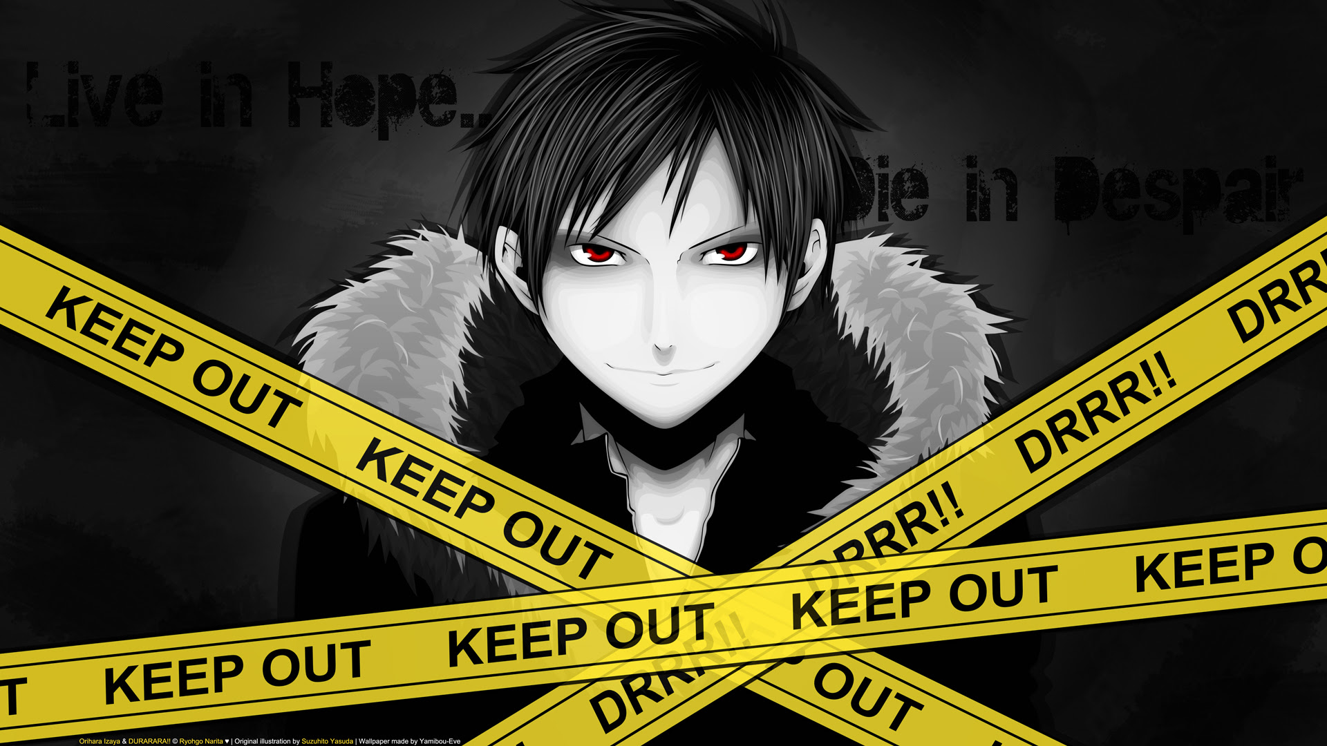 Find and download keep wallpaper on hipwallpaper. Durarara Wallpaper Live In Hope And Die In Despair Updated Minitokyo