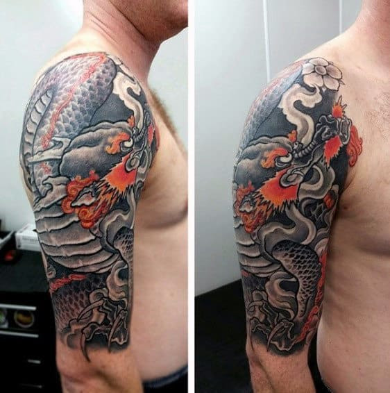 22 Dragon Arm Tattoo Half Sleeve