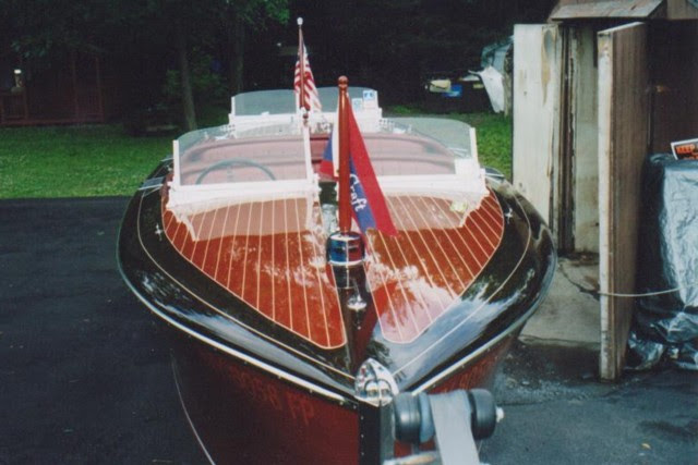 Classic wooden boat plans is a collection of established wooden boat designs ranging from the other plans include chris craft, hacker, gar wood, riva, switzer, barrel back, baby bootlegger. 27 Feet 2020 Chris Craft Design Barrel Back By Fish Brothers 28532 Antique Boat America