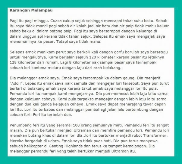 Contoh Karangan Laporan Hari Guru - Contoh Z