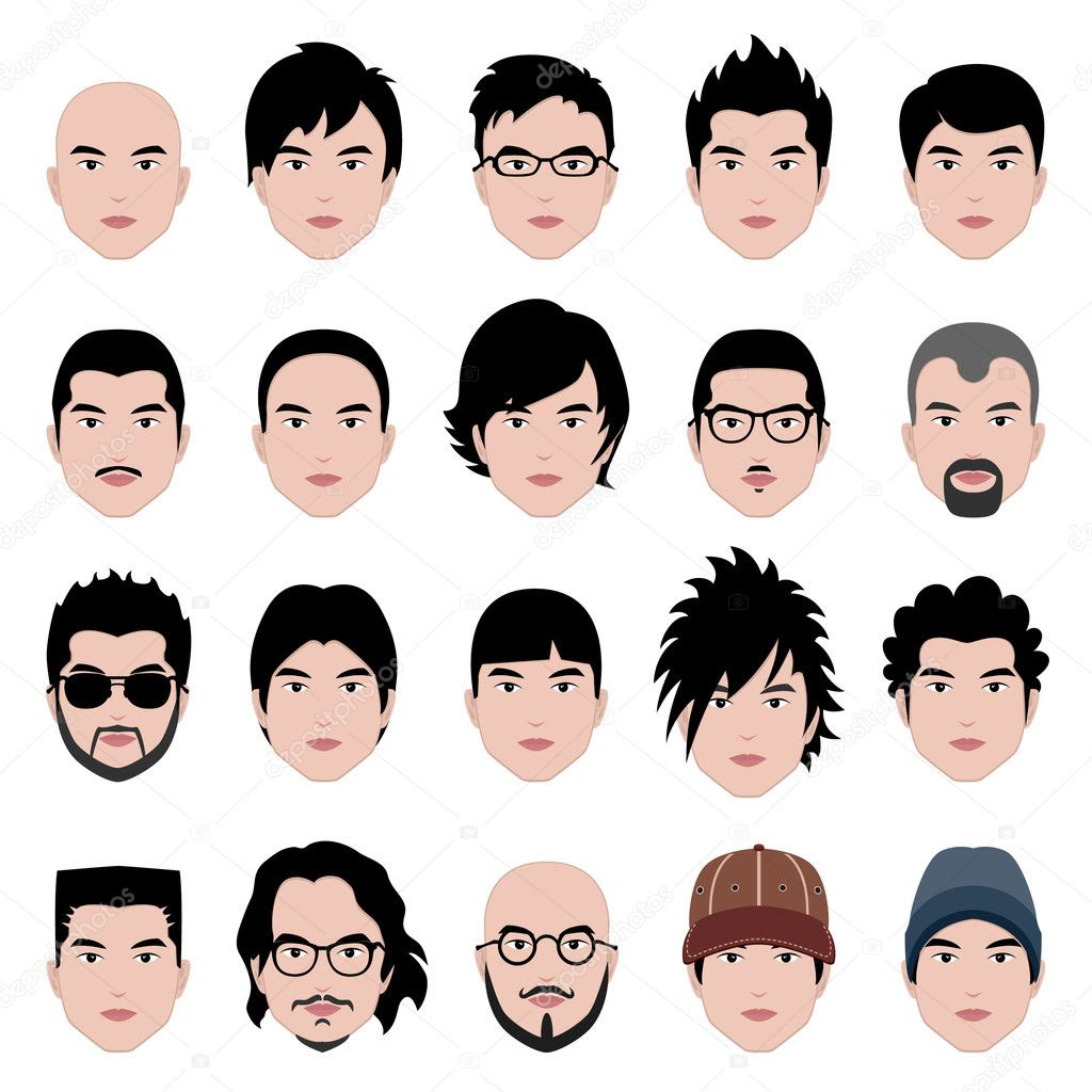 あなたのためのイラスト 新鮮なイラスト 男 髪型 一覧