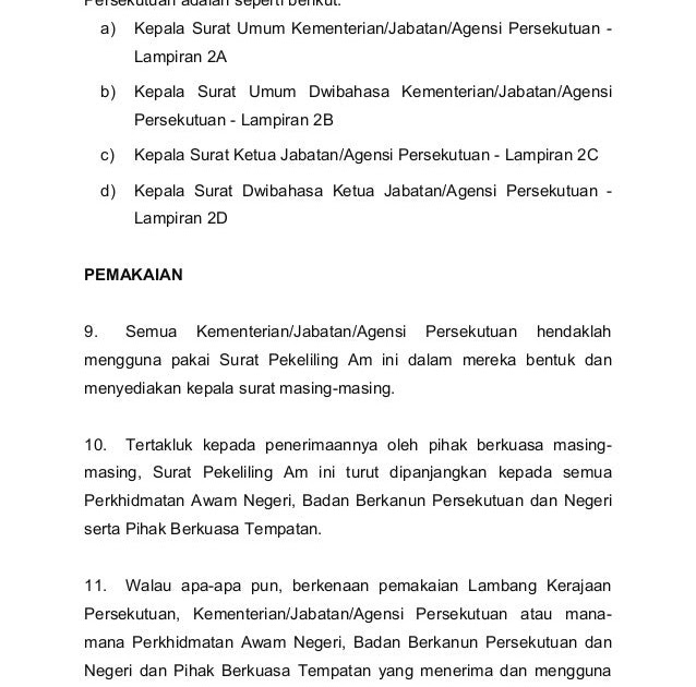 Format Surat Rasmi Kepada Jabatan Kerajaan - Surasmi X